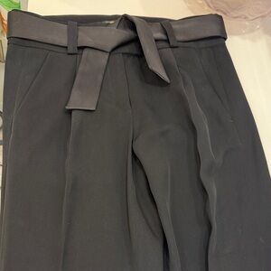 Maje Black Women's Trousers with Belt